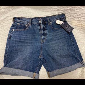 Gap high waist jean shorts